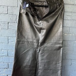 Preston and York Leather skirt 12